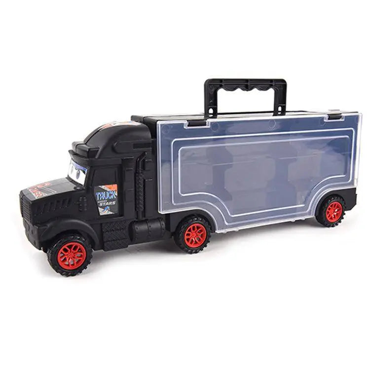 Camión Transportador Autos Maleta Incluye 6 Autos Juguete