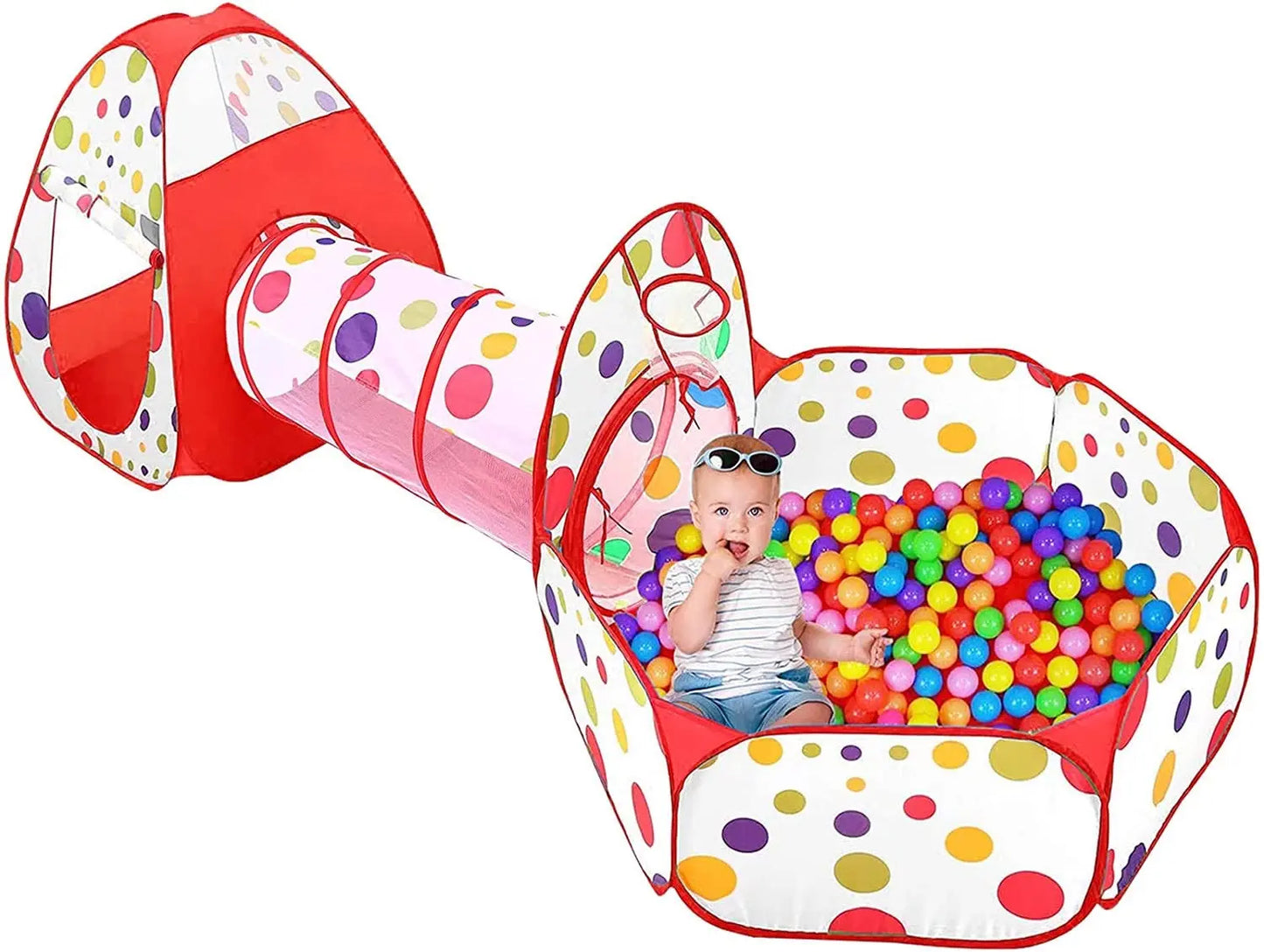 Carpa Piscina Para Pelotas Tunel Castillo Niños Plegable