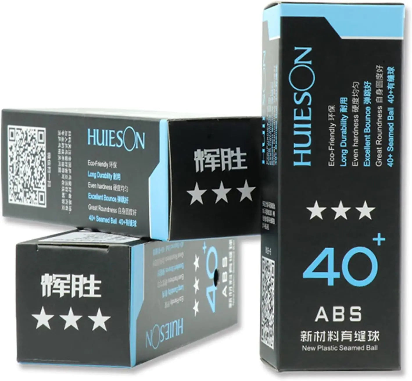 Pack 6 Pelotas Ping Pong 3 Estrellas Hueison 40mm