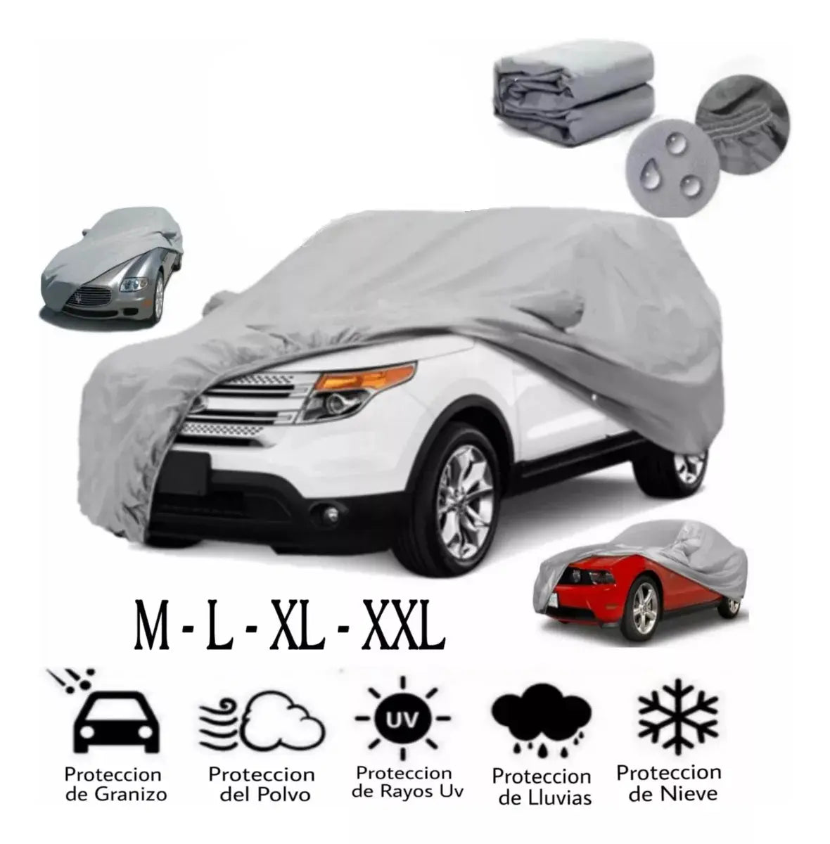Carpa Funda Cubre Auto Suv Premium Impermeable L - Xl