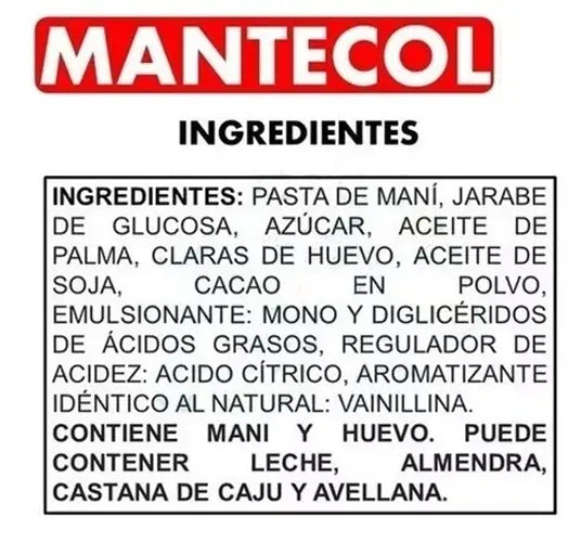 Pack Barra Mantecol 41 Gr (contiene 12 Unidades Por Display)
