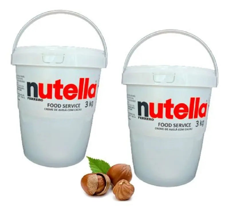 Pack X2 Nutella Balde 3kg Cada Uno Ferrero Food Service