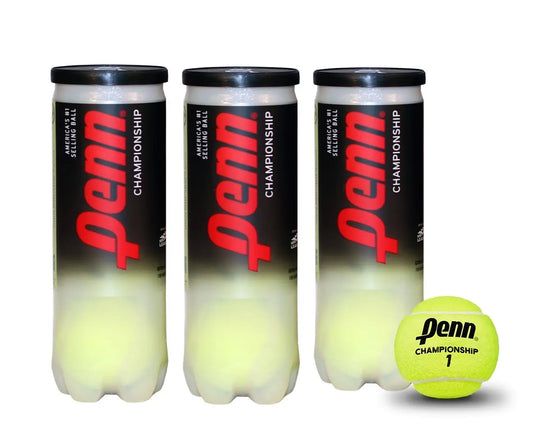 Pack 3 Tarros De Pelotas Tenis Penn Championship 9 Unidades