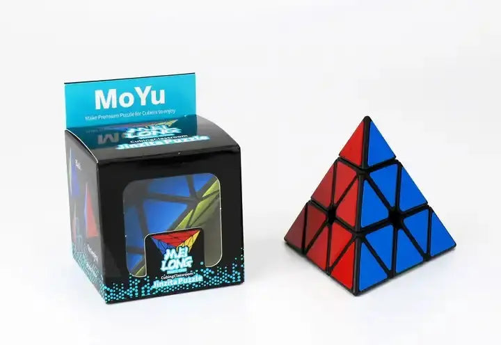 Cubo Magico Rubik Piramide 3x3 Colores Premiun Color De La Estructura Multi Color