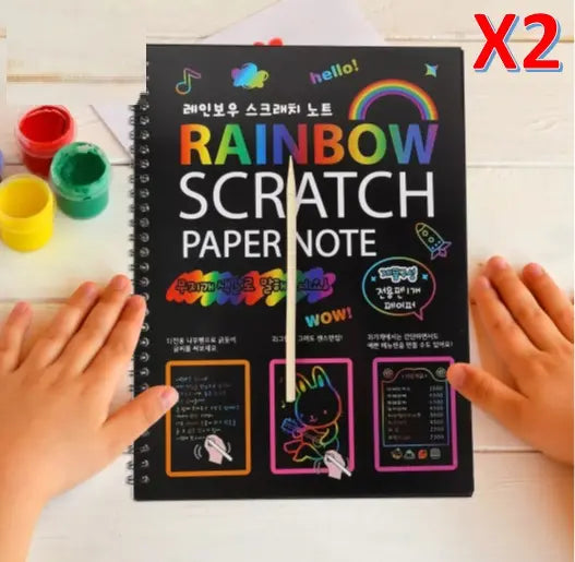 Pack 2 Libretas Mágicas De Dibujo Skratch Book