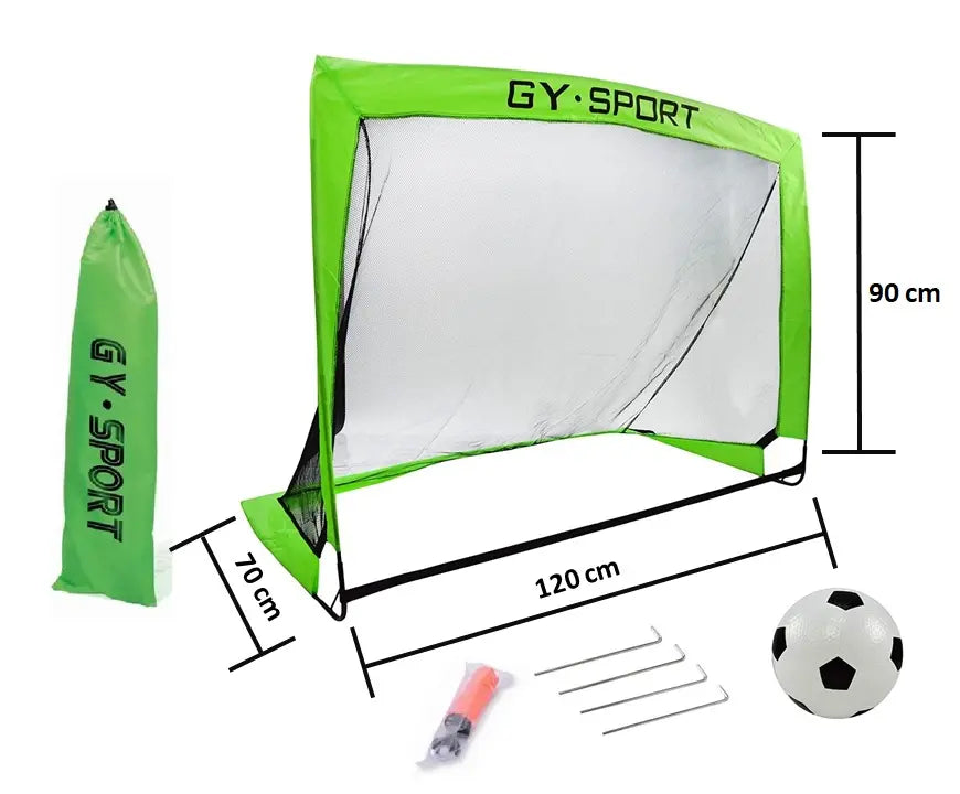 Arcos Futbol Infantil X 2 Unidades Plegable Con Pelotas