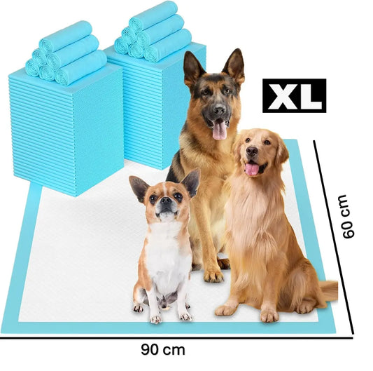 Pañales Sabanillas Perro Gato Mascotas 90x60cm 50 Unidade Xl