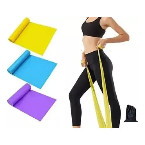 Pack X3 Bandas Elásticas Resistencia Ejercicio Deporte