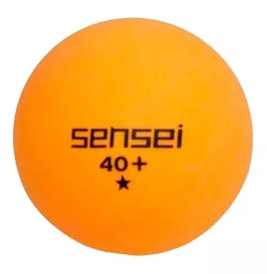 Set 6 Pelotas Ping Pong 1 Estrella Sensei - Tenis De Mesa