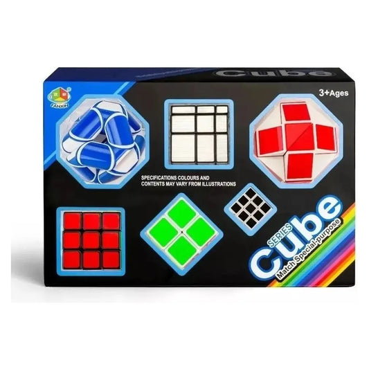 Cubo Rubik Set 6 Cubos Diferentes 3d, Espejo, 3x3 Y Otros