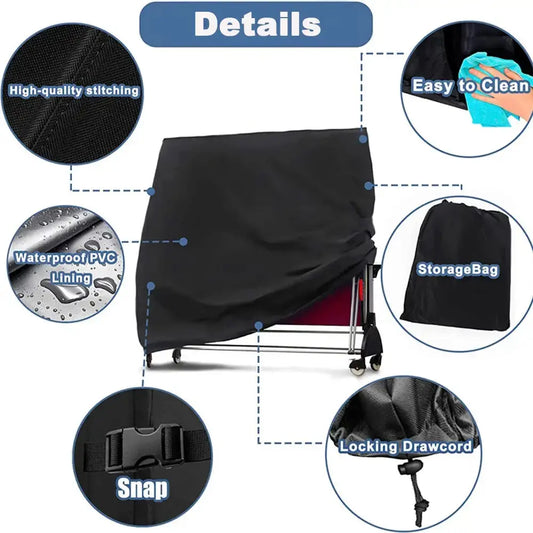 Funda Cobertor Mesa Ping Pong Tela Oxford Impermeable