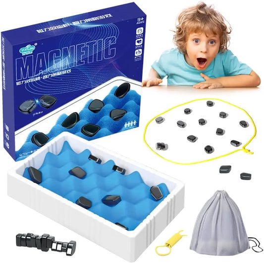 Juego De Mesa Ingenio Piedras Magnéticas Iman Juguete Steam