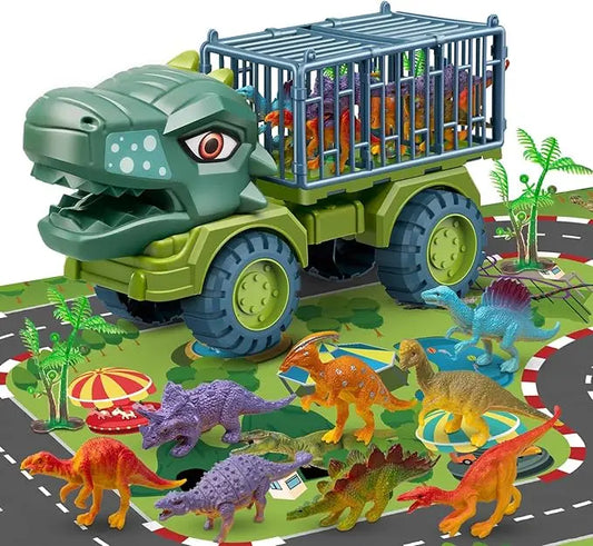 Camion Dinosaurio Transporte Triceratops Juguete Niños