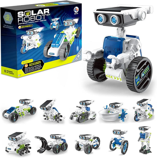 Robot Solar Juguete Educativo Para Armar Stem 12 En 1