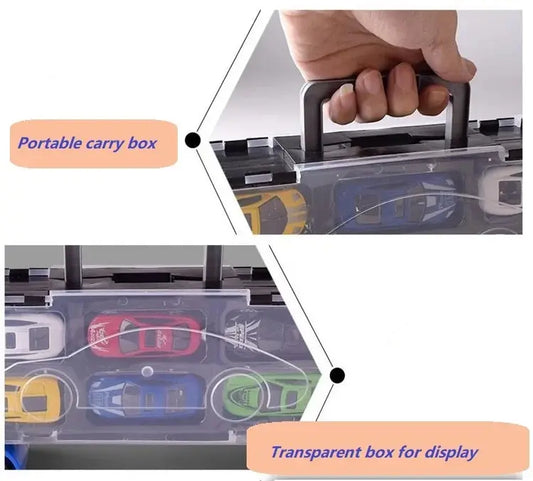 Camión Transportador Autos Maleta Incluye 6 Autos Juguete
