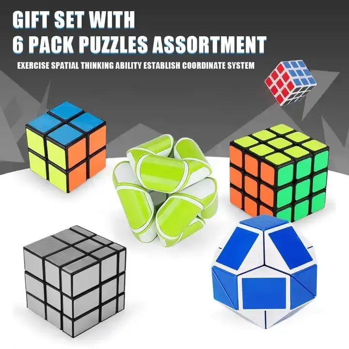Cubo Rubik Set 6 Cubos Diferentes 3d, Espejo, 3x3 Y Otros