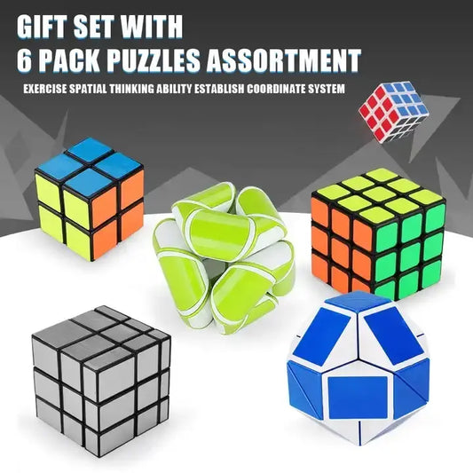 Cubo Rubik Set 6 Cubos Diferentes 3d, Espejo, 3x3 Y Otros