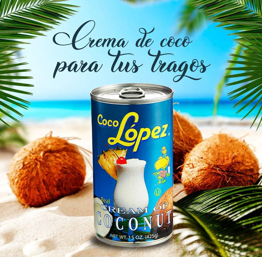 Crema De Coco, Coco Lopez 425g Aperitivos Postres