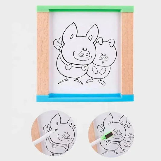 Cubo Didáctico Bebé Juguete De Madera Bebe