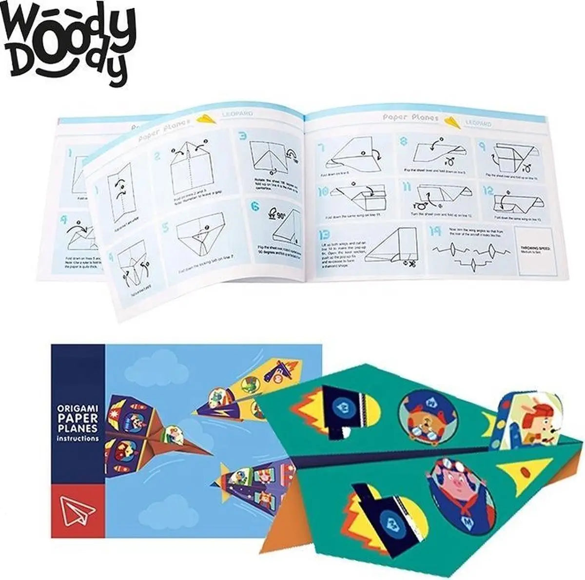 Libro Para Construir Aviones De Papel Origami Kit Airplane