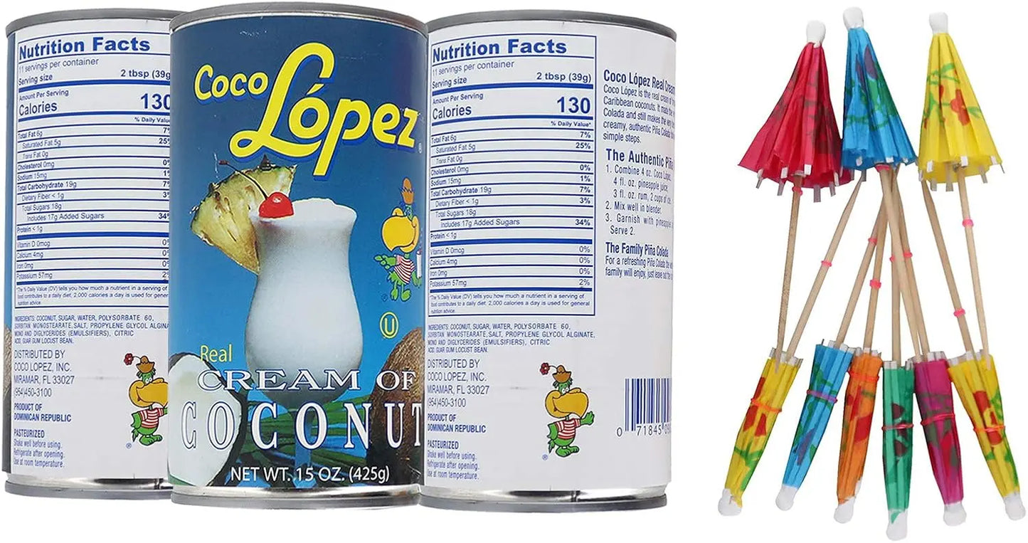 Crema De Coco, Coco Lopez 425g Aperitivos Postres
