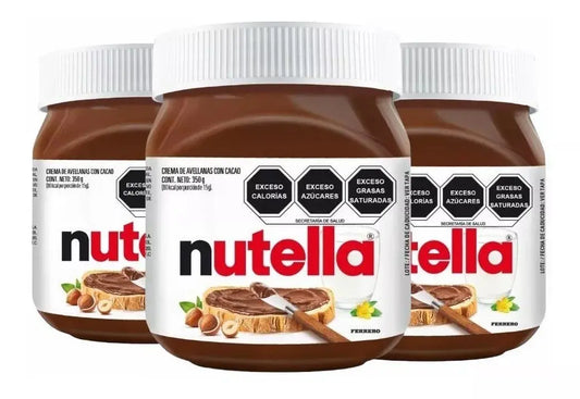 Nutella 350 Gr Pack 3 Unidades Crema De Avellana Ferrero