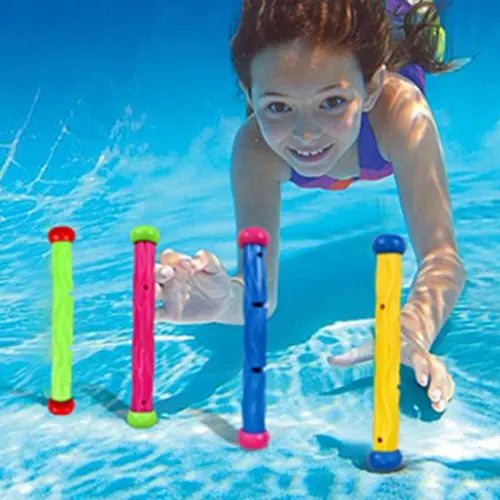 Set De Buceo Bastones Tubos Para Piscina