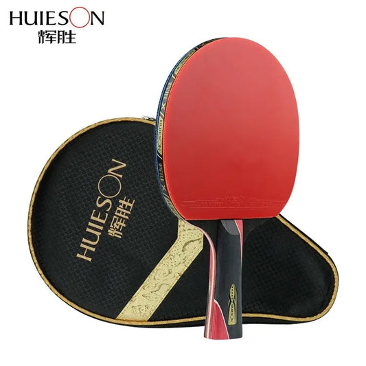 Paleta De Ping Pong 5 Estrellas Hueison Profesional Carbono
