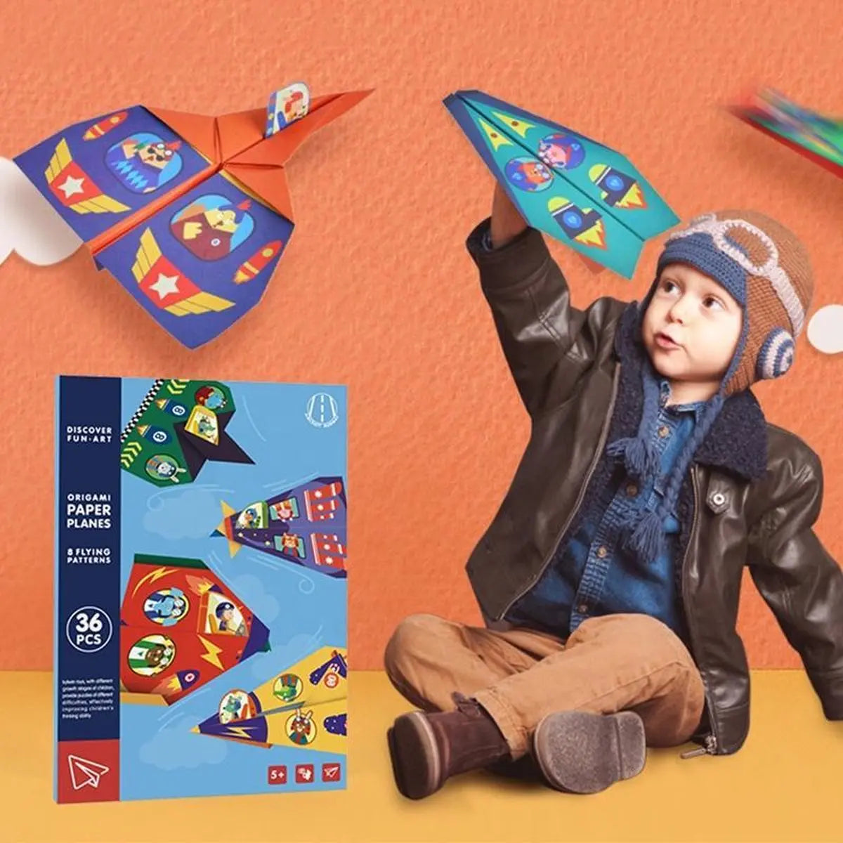 Libro Para Construir Aviones De Papel Origami Kit Airplane