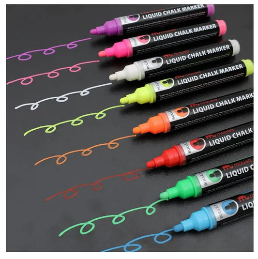 Marcador Tiza Liquida Fluorescente Joys Chalk 8 Colores