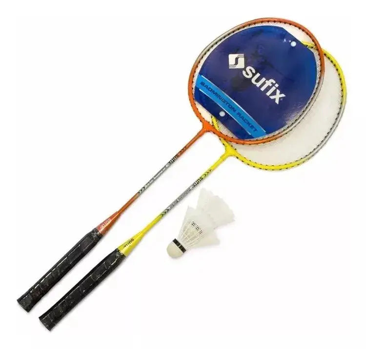 Set Bádminton 2 Raquetas + 2 Plumillas + Funda Sufix®