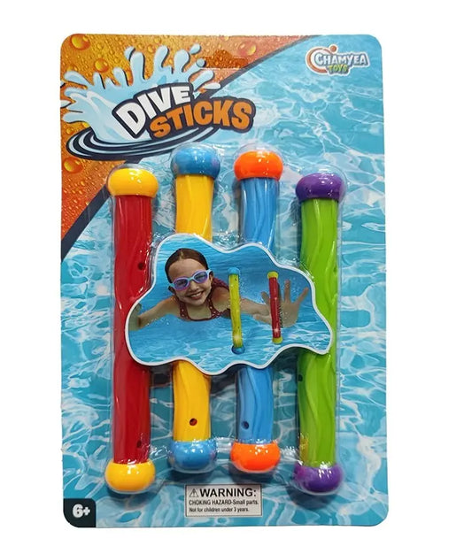 Set De Buceo Bastones Tubos Para Piscina