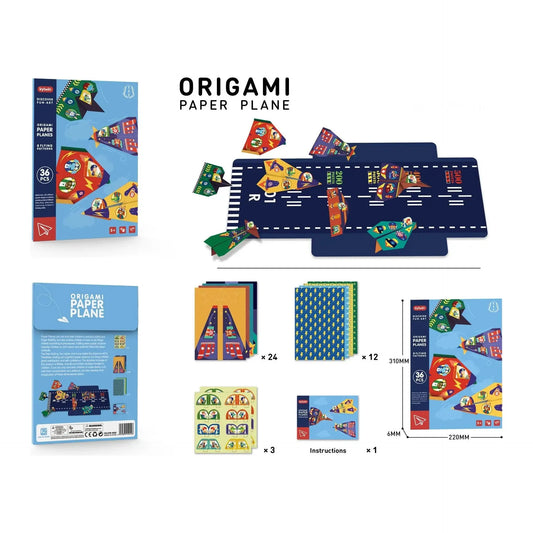 Libro Para Construir Aviones De Papel Origami Kit Airplane