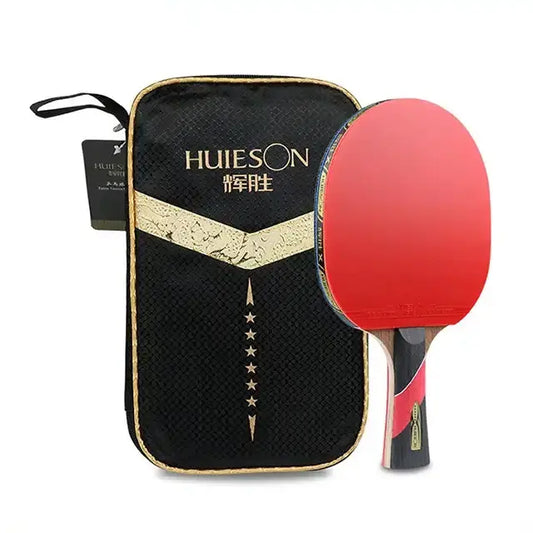 Paleta De Ping Pong 6 Estrellas Hueison Profesional Carbono