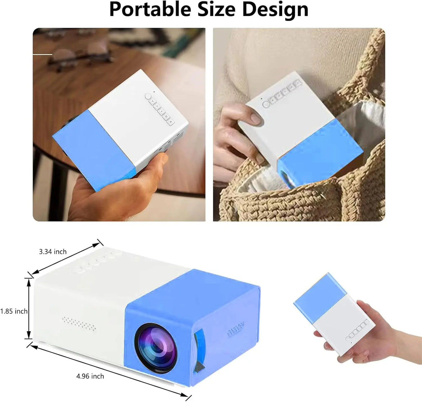Proyector Mini Led Cine 220v  Proyecta Desde Celular 800lm