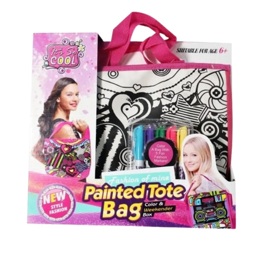 Mochila Cartera Para Pintar Y Decorar Manualidad Diy Niña