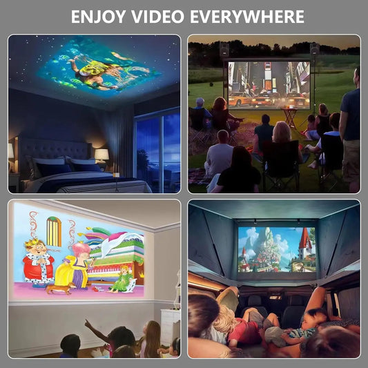 Proyector Mini Led Cine 220v  Proyecta Desde Celular 800lm