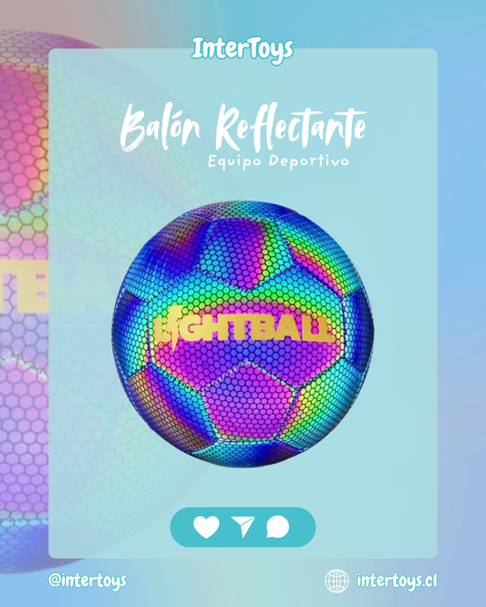 Pelota De Fútbol Holeográfica Brillante Balón Mágico N°5