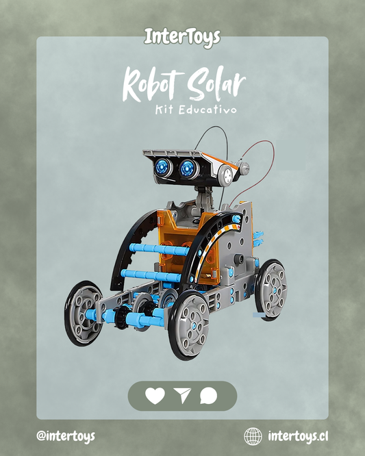 Kit educativo infantil Solar Robot 13x1 Robotics