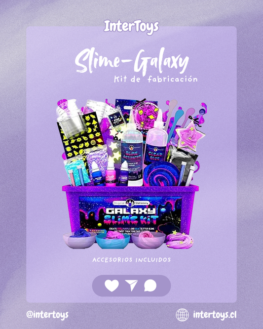 Kit Para Hacer Slime Galaxy Incluye Todos Los Accesorios