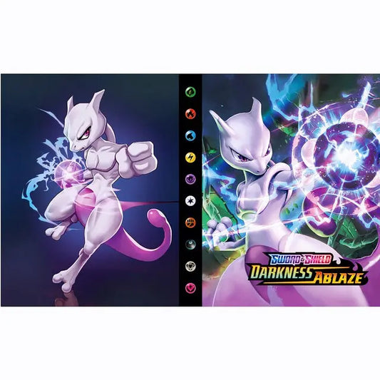 Carpeta Álbum 240 Cartas 4 Cartas X Hoja Pokemon Mewtwo