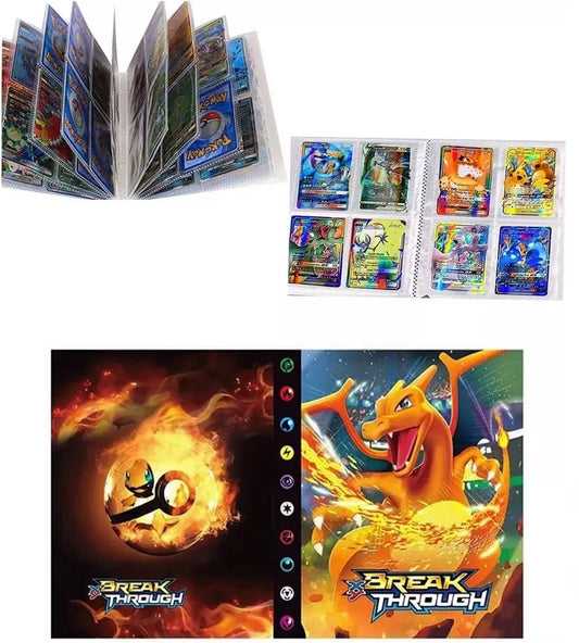 Carpeta Álbum 240 Cartas 4 X Hoja Pokemon Charizard
