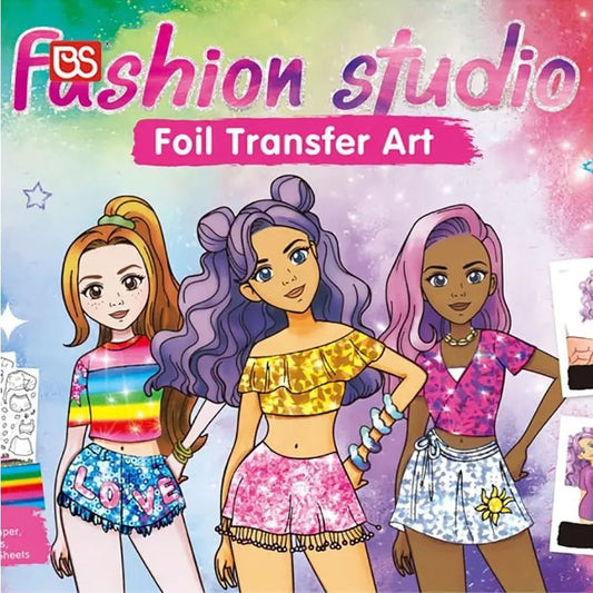 Set Manualidades Niña Moda Arte Foil Transfer Papel Alumino